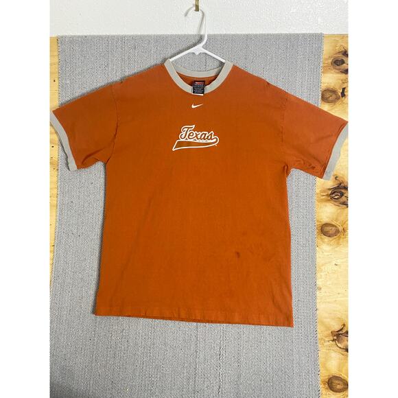 Vintage Nike Swoosh Texas OU Sooner Red River Rivalry AKA (****) Shirt Large - Picture 1 of 9